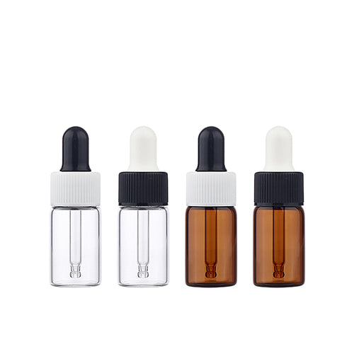 L) ガラススポイトボトル 3ml - YOKIプラザ - 化粧品容器