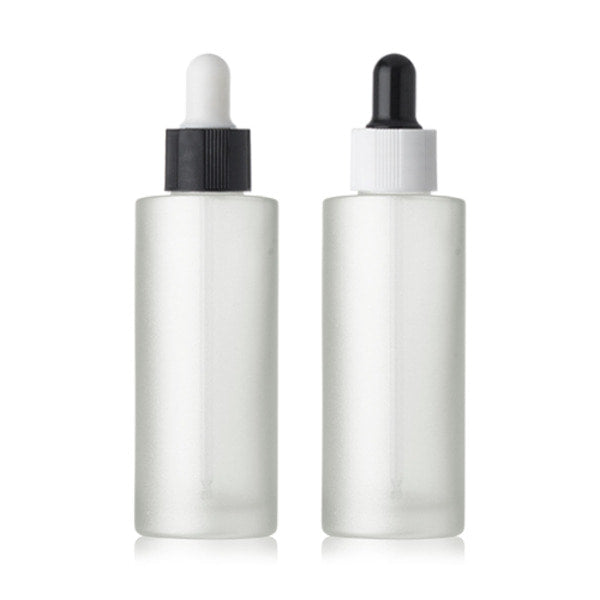 L) ガラススポイトボトル(半透明パール) CL50ml - YOKIプラザ - 化粧品容器