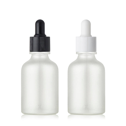 L) ガラススポイトボトル(半透明パール) CW50ml - YOKIプラザ - 化粧品容器
