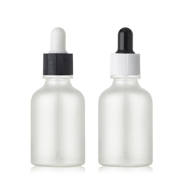 L) ガラススポイトボトル(半透明パール) CW50ml - YOKIプラザ - 化粧品容器
