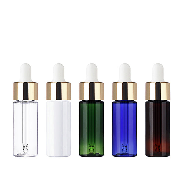 L) 金冠・銀冠スポイトボトル CL20ml_PET - YOKIプラザ - 化粧品容器