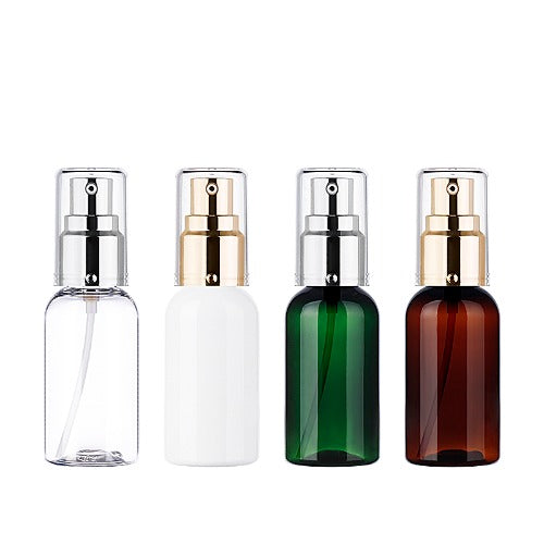 L) フルメタルドロップポンプ CR50ml_PET - YOKIプラザ - 化粧品容器