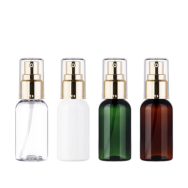 L) フルメタルドロップポンプ CR50ml_PET - YOKIプラザ - 化粧品容器