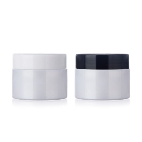 L) クリームジャー(中蓋付・パール) 60g_PET - YOKIプラザ - 化粧品容器