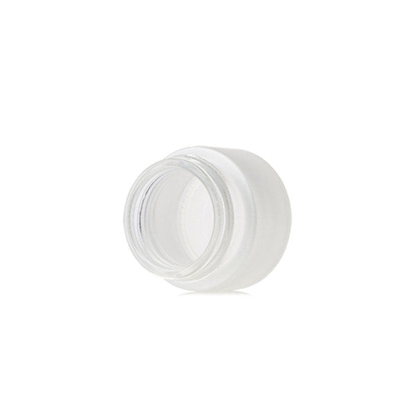 L) ガラスクリームジャー(半透明パール) C30g - YOKIプラザ - 化粧品容器