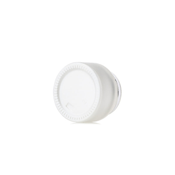 L) ガラスクリームジャー(半透明パール) C30g - YOKIプラザ - 化粧品容器