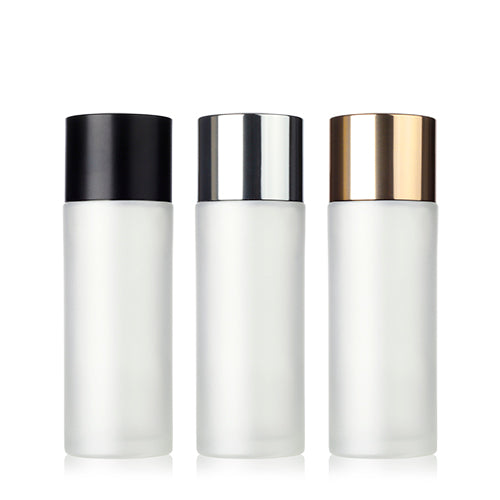 L) パッキン付ガラスボトル(半透明パール) C100ml - YOKIプラザ - 化粧品容器