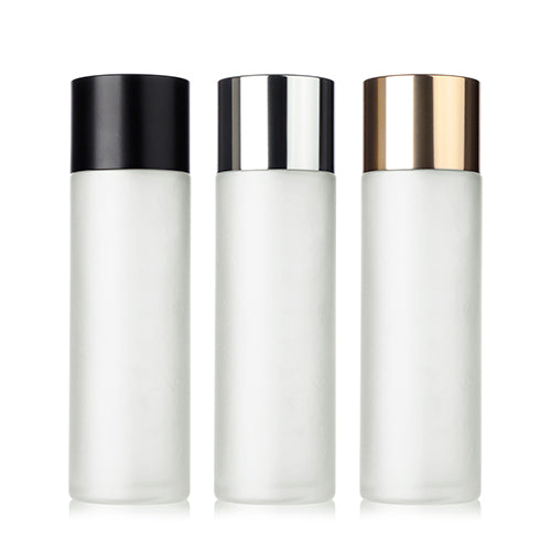 L) パッキン付ガラスボトル(半透明パール) C120ml - YOKIプラザ - 化粧品容器