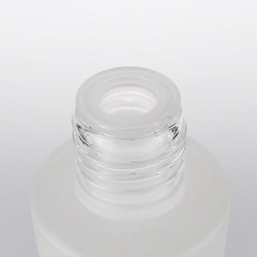 L) パッキン付ガラスボトル(半透明パール) C120ml - YOKIプラザ - 化粧品容器