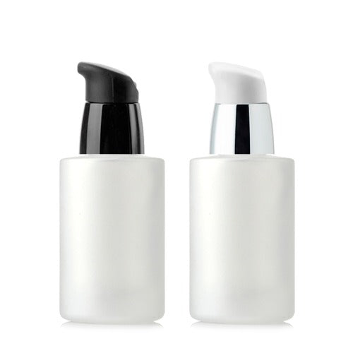 L) ガラスドロップポンプ(半透明パール) C50ml - YOKIプラザ - 化粧品容器