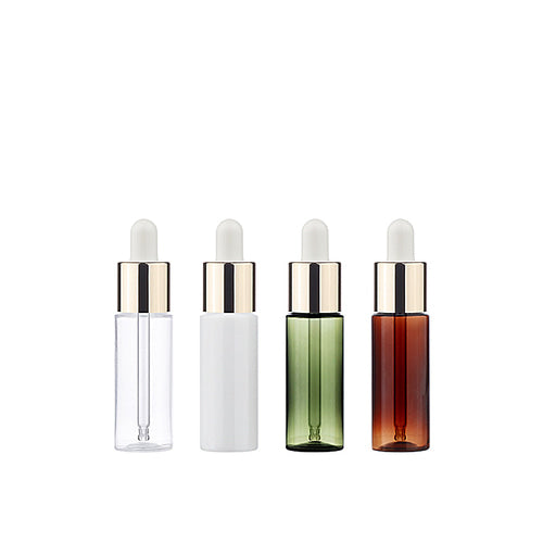 L) 金冠・銀冠スポイトボトル 8~9ml_PET - YOKIプラザ - 化粧品容器