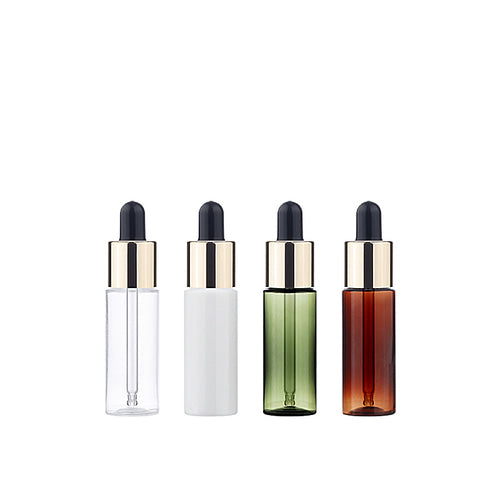 L) 金冠・銀冠スポイトボトル 8~9ml_PET - YOKIプラザ - 化粧品容器