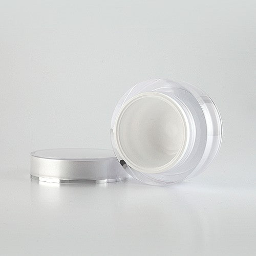 L) アクリルクリームジャー(パール・ゴールドキャップ) C30g - YOKIプラザ - 化粧品容器