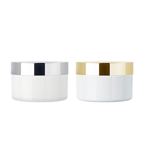 L) クリームジャー(中蓋付・金銀キャップ) W100g_PP - YOKIプラザ - 化粧品容器