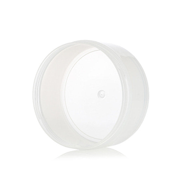 L) クリームジャー(中蓋付・透明) 平浅300g_PP - YOKIプラザ - 化粧品容器