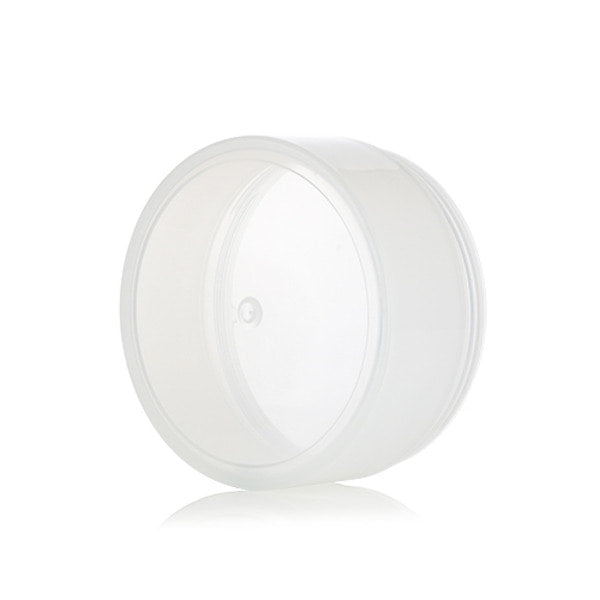 L) クリームジャー(中蓋付・透明) 平浅300g_PP - YOKIプラザ - 化粧品容器