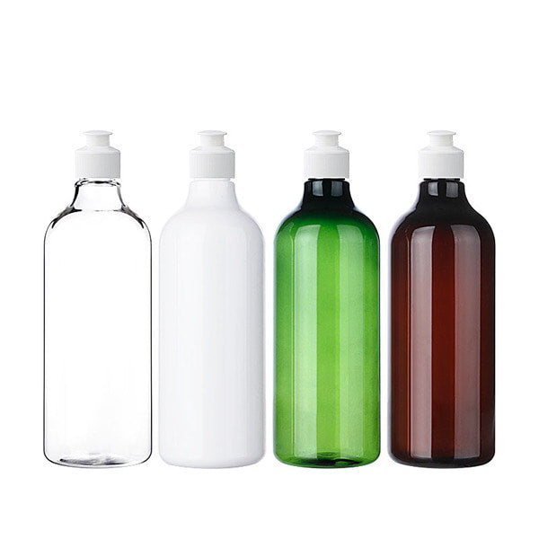 L) ワンタッチキャップボトル(先細) CW500ml_PET - YOKIプラザ - 化粧品容器
