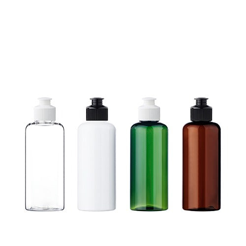 L) ワンタッチキャップボトル(先細) CR150ml_PET - YOKIプラザ - 化粧品容器