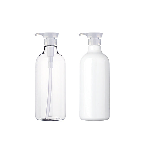 L) ポンプボトル(角張ヘッド) CW1000ml_PET - YOKIプラザ - 化粧品容器