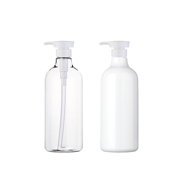 L) ポンプボトル(角張ヘッド) CW1000ml_PET - YOKIプラザ - 化粧品容器
