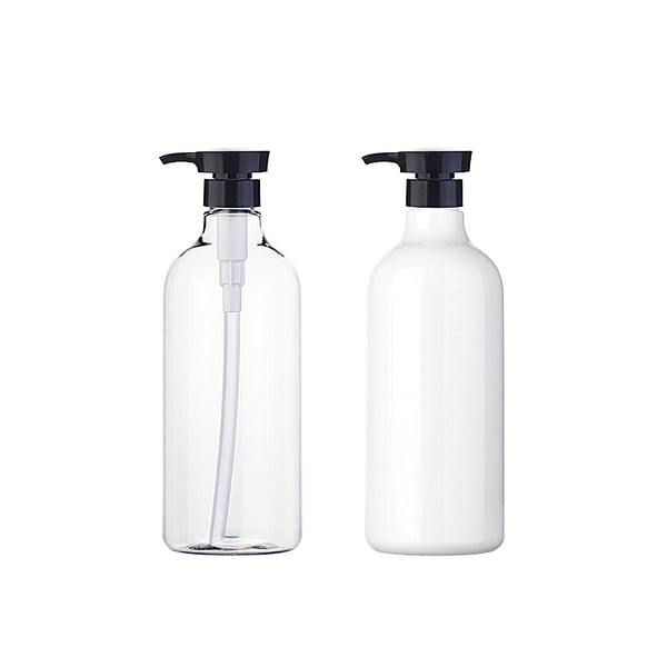 L) ポンプボトル(角張ヘッド) CW1000ml_PET - YOKIプラザ - 化粧品容器