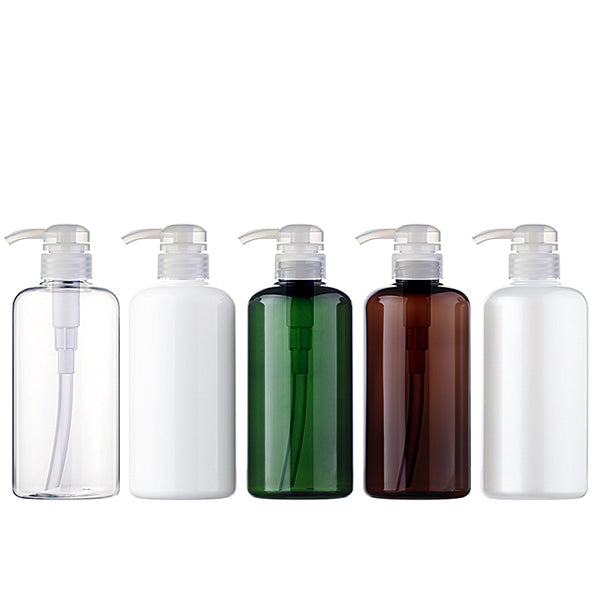 L) ポンプボトル(角丸ヘッド) CR500ml_PET - YOKIプラザ - 化粧品容器