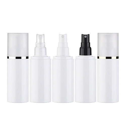L) オーバーキャップスプレー(金銀ラインキャップ) OY100ml_PET - YOKIプラザ - 化粧品容器