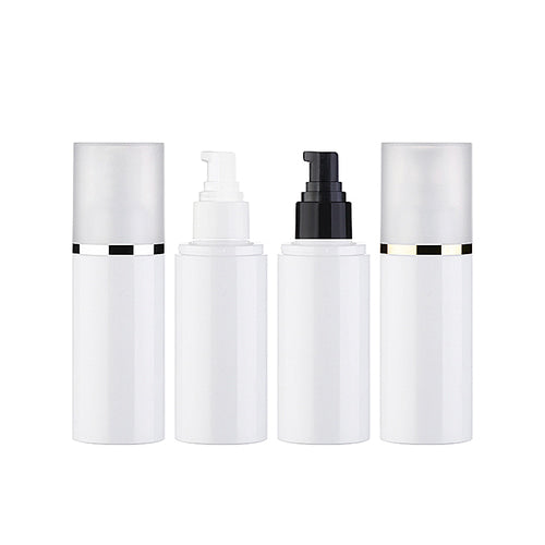 L) オーバーキャップオイル用ドロップポンプ(金銀ライン) OY100ml_PET - YOKIプラザ - 化粧品容器