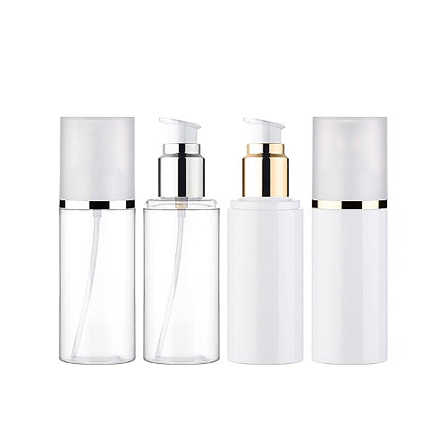 L) 金冠・銀冠オーバーキャップワンドロップ(金銀ラインキャップ) OY100ml_PET - YOKIプラザ - 化粧品容器