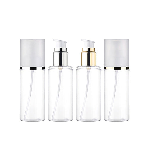 L) 金冠・銀冠オーバーキャップワンドロップ(金銀ラインキャップ) OY100ml_PET - YOKIプラザ - 化粧品容器