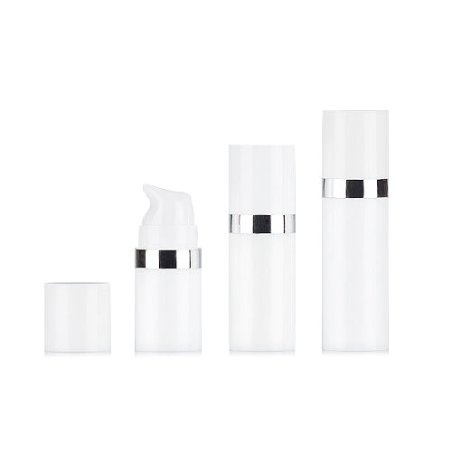 L) 真空ポンプ(銀ライン) N5,10,15ml_PP - YOKIプラザ - 化粧品容器