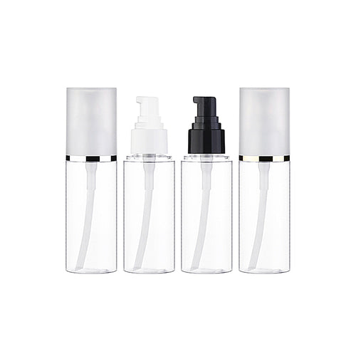 L) オーバーキャップオイル用ドロップポンプ(金銀ライン) OY50ml_PET - YOKIプラザ - 化粧品容器
