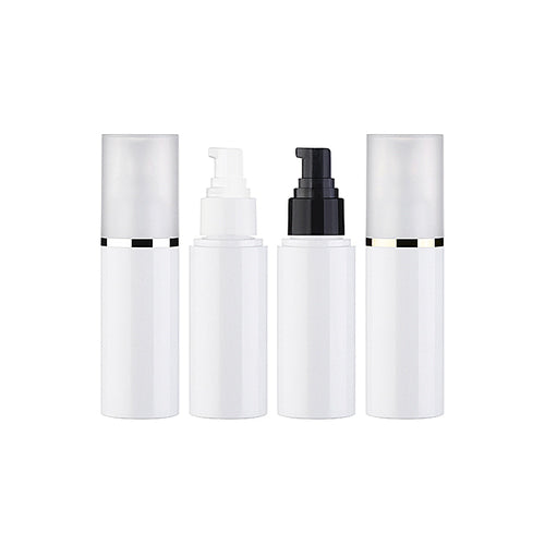 L) オーバーキャップオイル用ドロップポンプ(金銀ライン) OY50ml_PET - YOKIプラザ - 化粧品容器