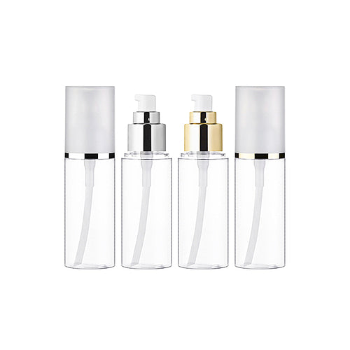 L) オーバーキャップ金冠・銀冠オイル用ドロップポンプ(金銀ライン) OY50ml_PET - YOKIプラザ - 化粧品容器