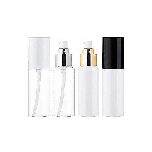 L) オーバーキャップ金冠・銀冠オイル用ドロップポンプ OY50ml_PET - YOKIプラザ - 化粧品容器