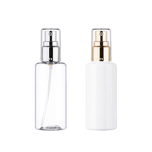 L) フルメタルドロップポンプ(低ボトル) C100ml_PET - YOKIプラザ - 化粧品容器