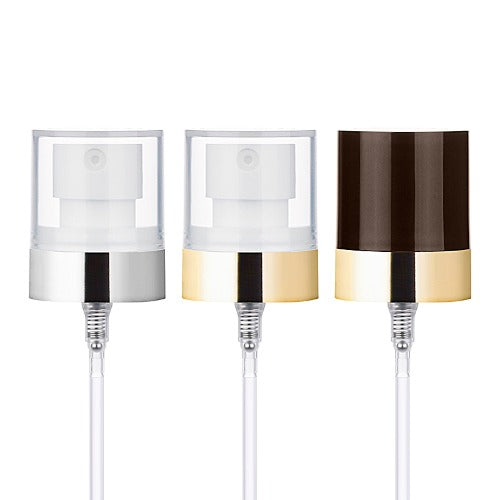 L) 平ミストスプレー(金銀ラインキャップ)単品 22φ - YOKIプラザ - 化粧品容器