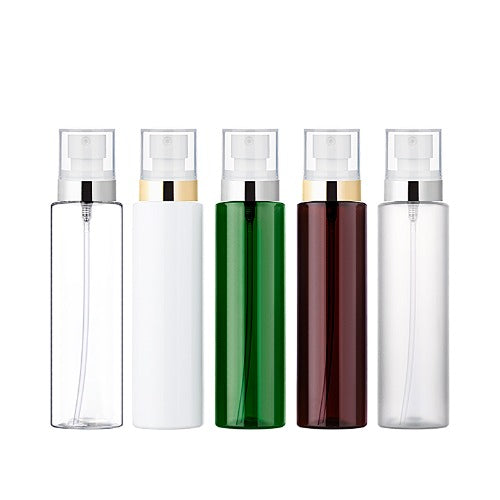 L) 平ミストスプレー(金銀ラインキャップ) C150ml_PET - YOKIプラザ - 化粧品容器