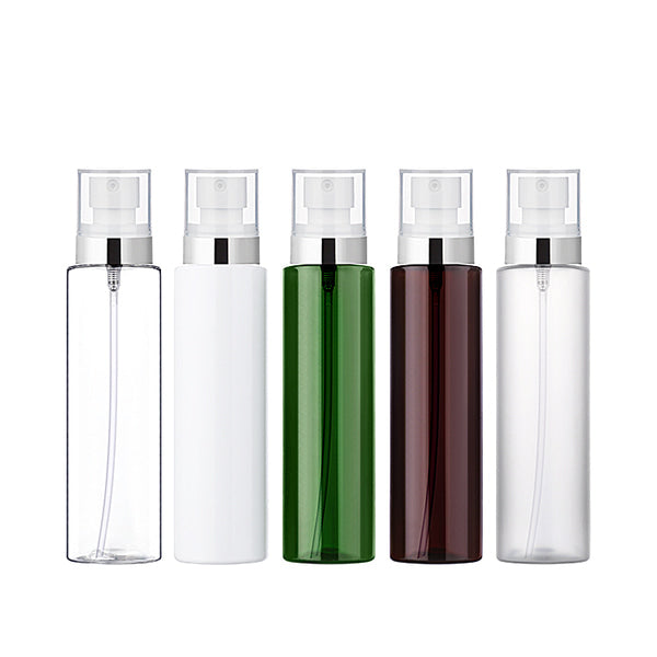 L) 平ミストスプレー(金銀ラインキャップ) C150ml_PET - YOKIプラザ - 化粧品容器