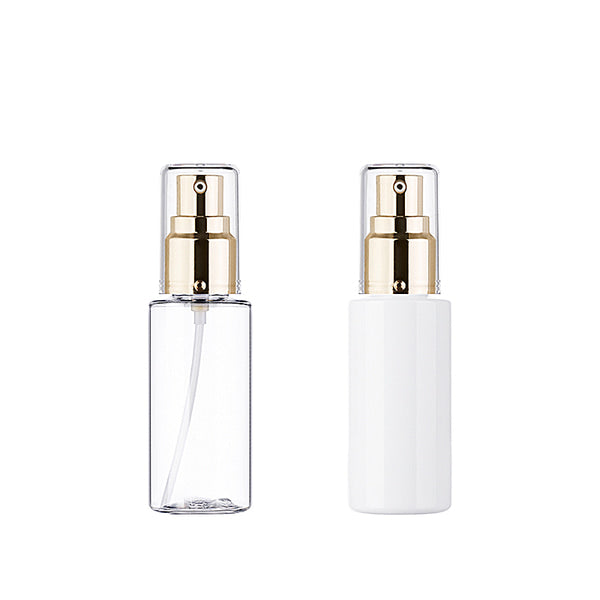 L) フルメタルドロップポンプ C60ml_PET - YOKIプラザ - 化粧品容器