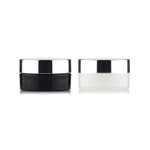 L) クリームジャー(シルバーキャップ) W5g_PP - YOKIプラザ - 化粧品容器
