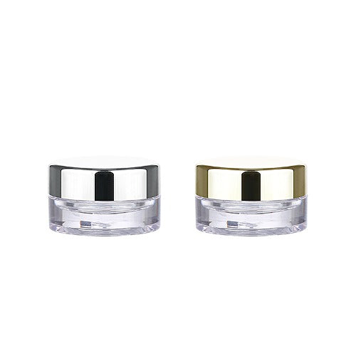 L) クリームジャー(金・銀キャップ) 3g_PN - YOKIプラザ - 化粧品容器