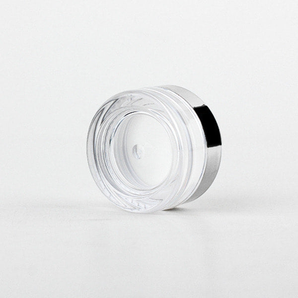 L) クリームジャー(シルバーキャップ) 8g_ABS - YOKIプラザ - 化粧品容器