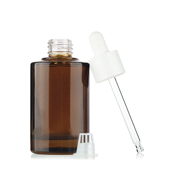 L) 金冠・銀冠ガラススポイトボトル(茶色) CH50ml - YOKIプラザ - 化粧品容器