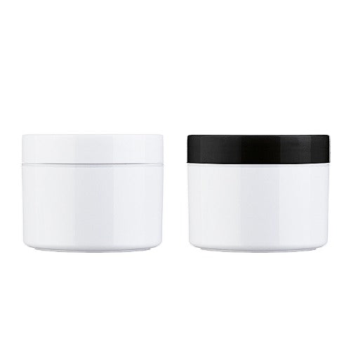 L) クリームジャー(中蓋付・白-C) DE-C100,150g_PP - YOKIプラザ - 化粧品容器
