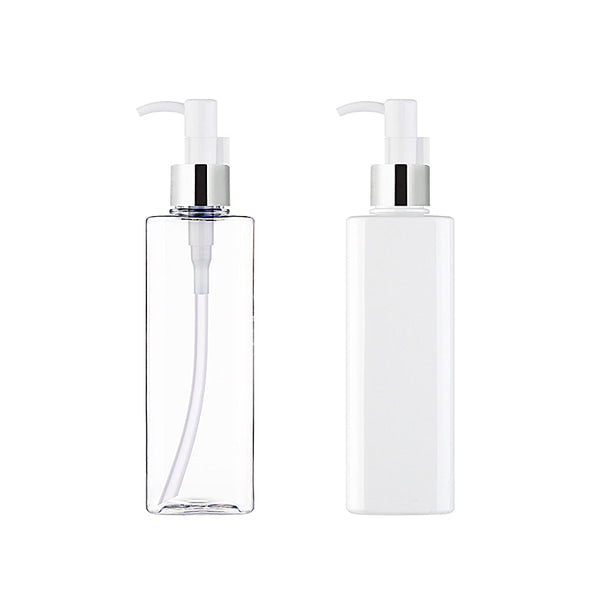 L) 金冠・銀冠オイル用ドロップポンプ(角型) S300ml_PET - YOKIプラザ - 化粧品容器