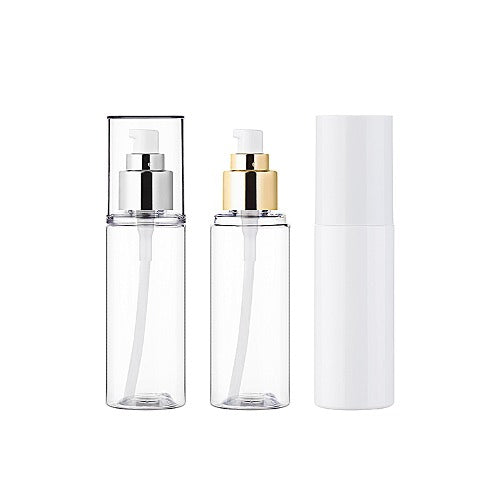 L) オーバーキャップ金冠・銀冠オイル用ドロップポンプ OC80ml_PET - YOKIプラザ - 化粧品容器