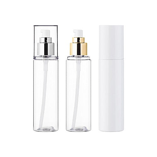 L) オーバーキャップ金冠・銀冠オイル用ドロップポンプ OC100ml_PET - YOKIプラザ - 化粧品容器