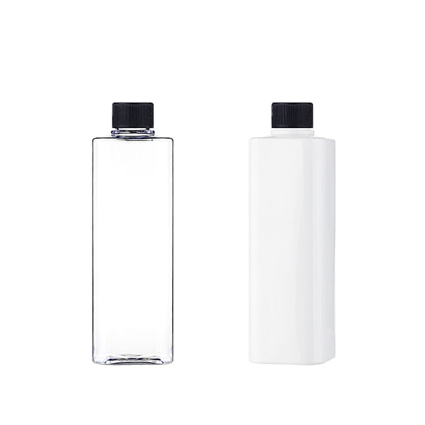 L) スクリューキャップボトル(角型) S500ml_PET - YOKIプラザ - 化粧品容器