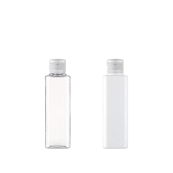 L) ワンタッチキャップボトル(角型) S150ml_PET - YOKIプラザ - 化粧品容器